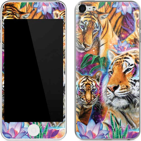Daydream Galaxy Tigers by Sheena Pike Apple iPod Skin