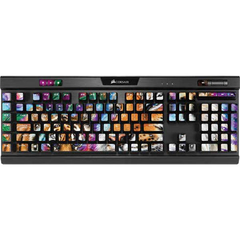 Daydream Galaxy Tigers by Sheena Pike K95 RGB PLATINUM Mechanical Gaming Keyboard Skin