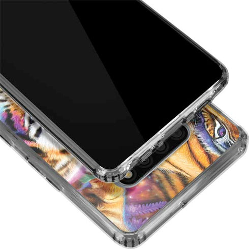 Daydream Galaxy Tigers by Sheena Pike LG Stylo 6 Clear Case