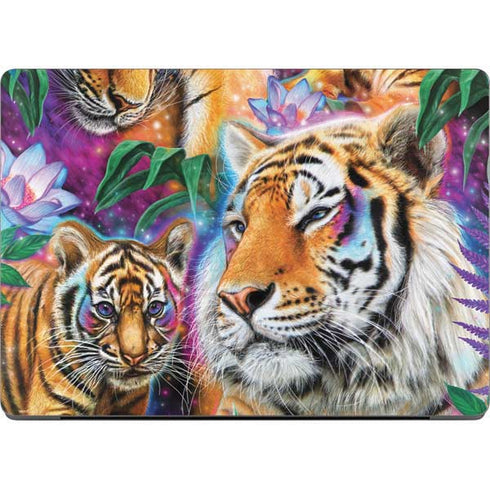 Daydream Galaxy Tigers by Sheena Pike MacBook Pro 14in (2021-24) Skin