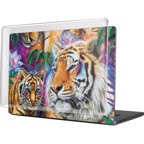 Daydream Galaxy Tigers by Sheena Pike MacBook Pro 16in (2021-25) Case plus Skin
