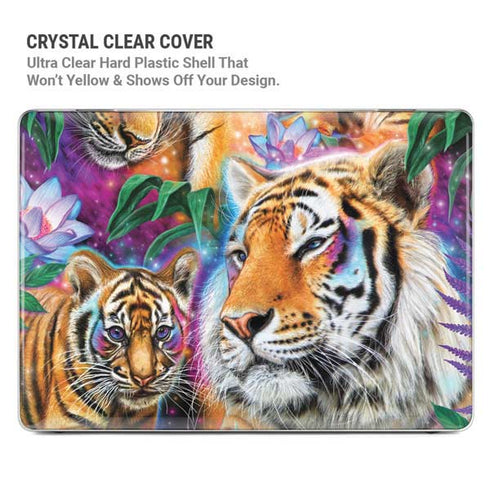 Daydream Galaxy Tigers by Sheena Pike MacBook Pro 16in (2021-25) Case plus Skin