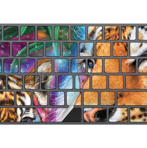 Daydream Galaxy Tigers by Sheena Pike Magic Keyboard with Numeric Keypad Skin