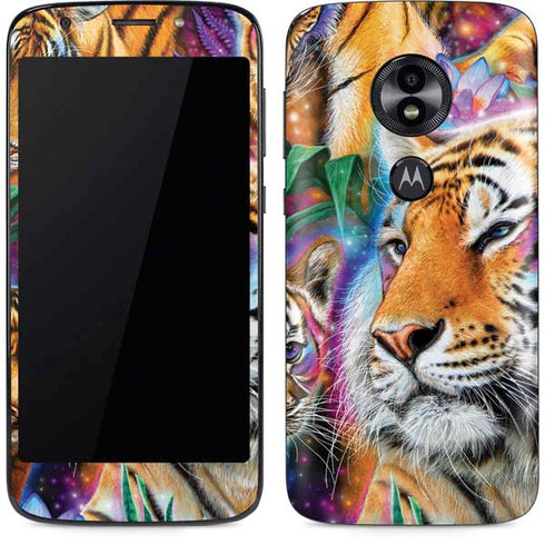 Daydream Galaxy Tigers by Sheena Pike Moto E5 Play Skin