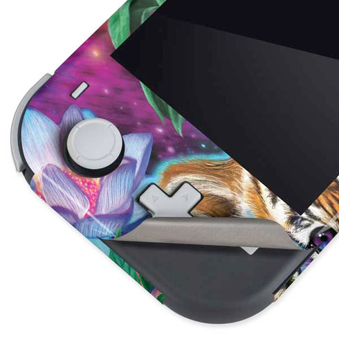 Daydream Galaxy Tigers by Sheena Pike Nintendo Switch Lite Skin