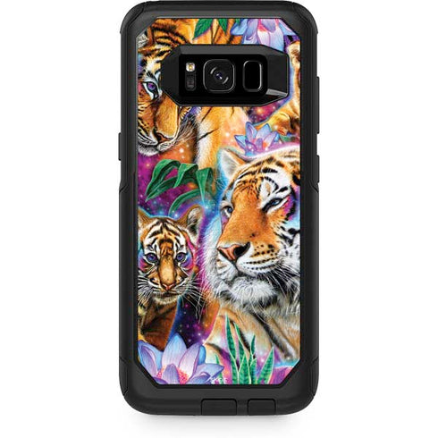 Daydream Galaxy Tigers by Sheena Pike Otterbox Commuter Galaxy Skin