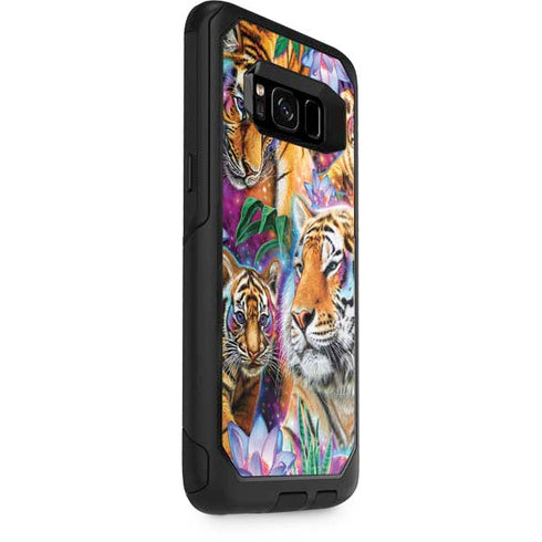 Daydream Galaxy Tigers by Sheena Pike Otterbox Commuter Galaxy Skin