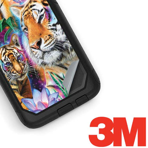 Daydream Galaxy Tigers by Sheena Pike Otterbox Commuter Galaxy Skin