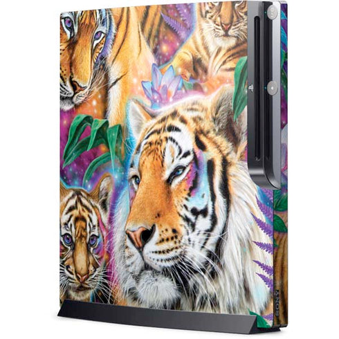 Daydream Galaxy Tigers by Sheena Pike Playstation 3 & PS3 Slim Skin