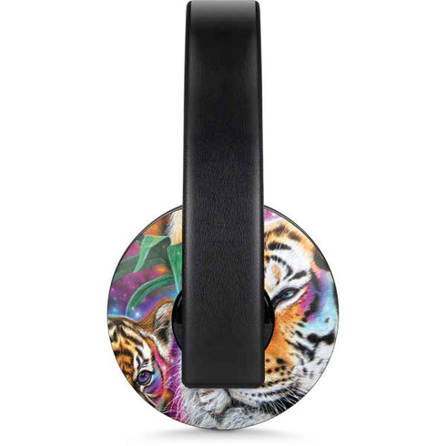 Daydream Galaxy Tigers by Sheena Pike PlayStation 4 Gold Wireless Headset Skin