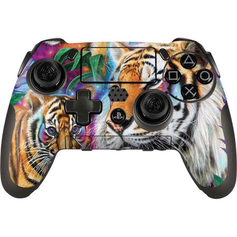 Daydream Galaxy Tigers by Sheena Pike PlayStation Scuf Vantage 2 Controller Skin