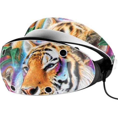 Daydream Galaxy Tigers by Sheena Pike PlayStation VR2 Skin