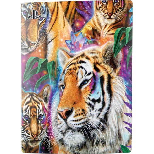 Daydream Galaxy Tigers by Sheena Pike PS5 Digital Edition Bundle Skin