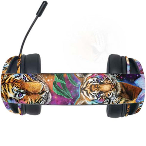 Daydream Galaxy Tigers by Sheena Pike Razer Kraken X Skin