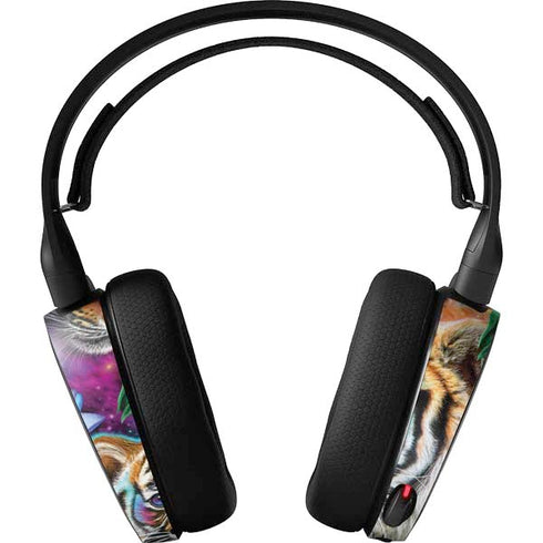 Daydream Galaxy Tigers by Sheena Pike SteelSeries Arctis 5 Skin
