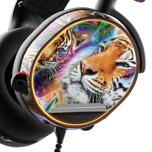 Daydream Galaxy Tigers by Sheena Pike SteelSeries Arctis 5 Skin