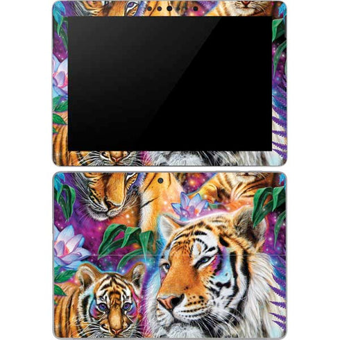 Daydream Galaxy Tigers by Sheena Pike Surface Go Skin