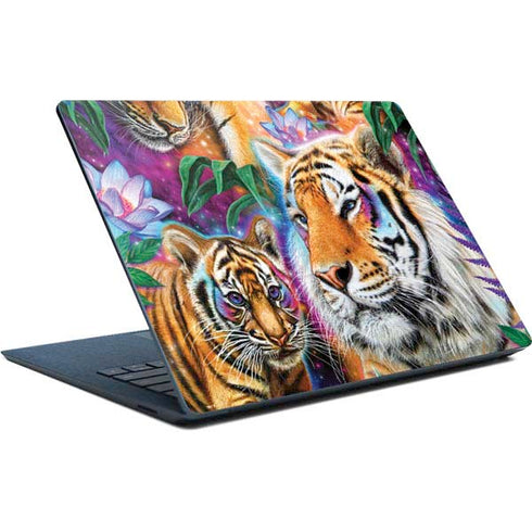 Daydream Galaxy Tigers by Sheena Pike Surface Laptop Skin