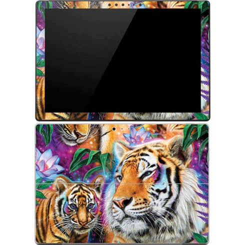 Daydream Galaxy Tigers by Sheena Pike Surface Pro 4 Skin
