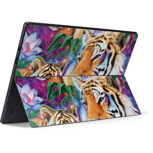 Daydream Galaxy Tigers by Sheena Pike Surface Pro 6 Skin