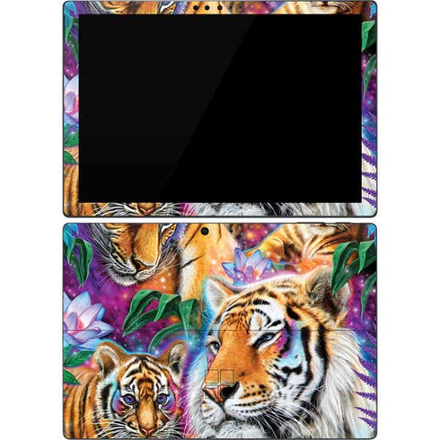 Daydream Galaxy Tigers by Sheena Pike Surface Pro 7 Skin
