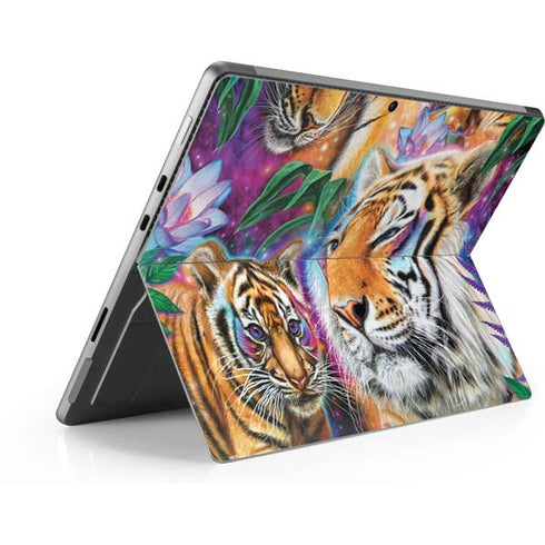 Daydream Galaxy Tigers by Sheena Pike Surface Pro 8 Skin