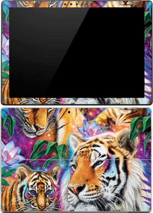 Daydream Galaxy Tigers by Sheena Pike Surface Pro (2017) Skin