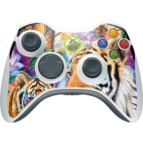 Daydream Galaxy Tigers by Sheena Pike Xbox 360 Wireless Controller Skin