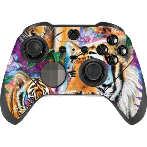 Daydream Galaxy Tigers by Sheena Pike Xbox Elite Wireless Controller Series 2 Skin
