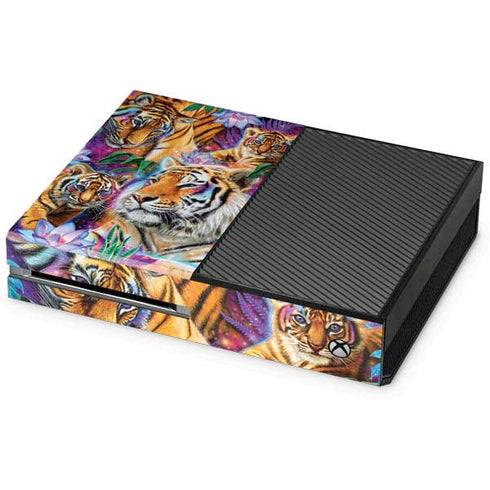 Daydream Galaxy Tigers by Sheena Pike Xbox One Console Skin