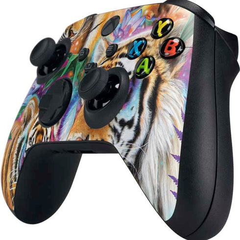 Daydream Galaxy Tigers by Sheena Pike Xbox Series X Controller Skin