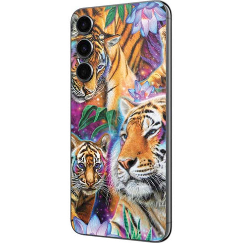 Daydream Galaxy Tigers by Sheena Pike Galaxy S23 FE Skin