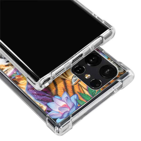 Daydream Galaxy Tigers by Sheena Pike Galaxy S24 Ultra Clear Case