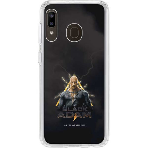 DC Comics Black Adam Movie Art Charcater Galaxy A20 Clear Case