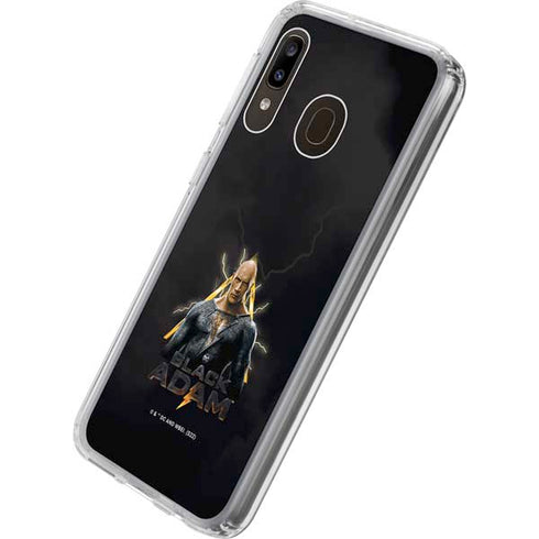 DC Comics Black Adam Movie Art Charcater Galaxy A20 Clear Case