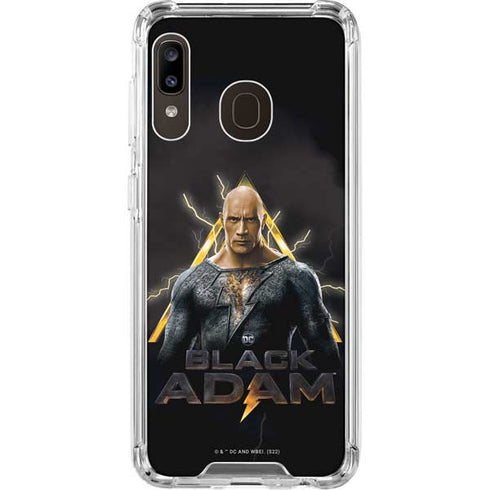 DC Comics Black Adam Movie Art Charcater Galaxy A30 Clear Case
