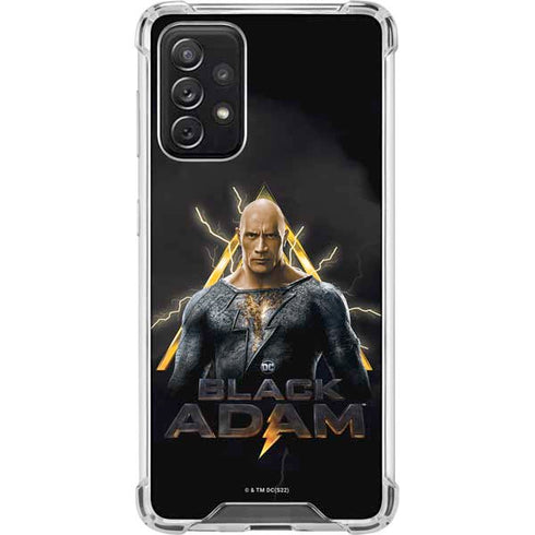 DC Comics Black Adam Movie Art Charcater Galaxy A72 5G Clear Case
