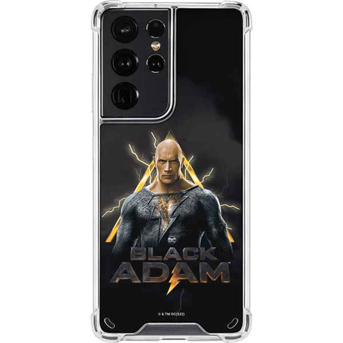 DC Comics Black Adam Movie Art Charcater Galaxy S21 Ultra 5G Clear Case