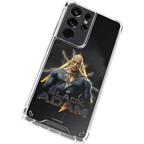 DC Comics Black Adam Movie Art Charcater Galaxy S21 Ultra 5G Clear Case