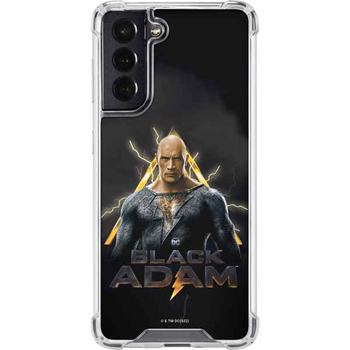 DC Comics Black Adam Movie Art Charcater Galaxy S22 Clear Case