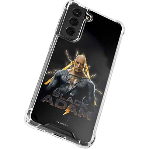 DC Comics Black Adam Movie Art Charcater Galaxy S22 Plus Clear Case