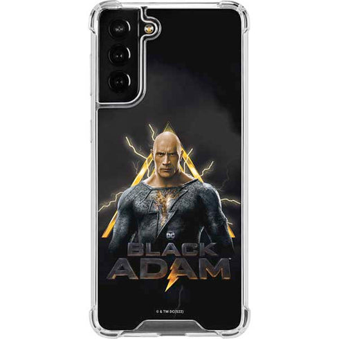 DC Comics Black Adam Movie Art Charcater Galaxy S22 Plus Clear Case