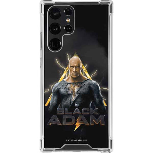 DC Comics Black Adam Movie Art Charcater Galaxy S24 Ultra Clear Case