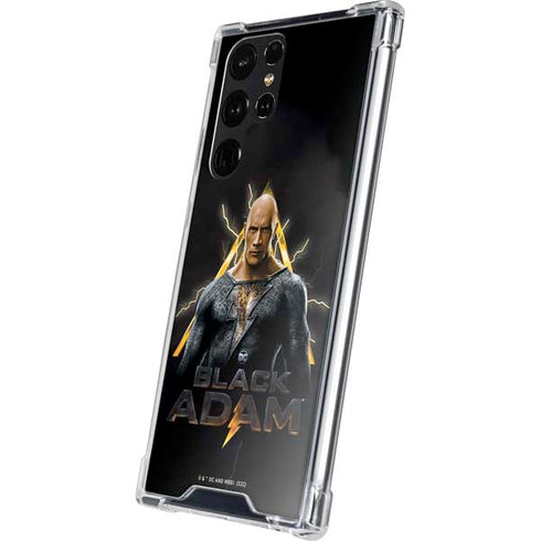 DC Comics Black Adam Movie Art Charcater Galaxy S24 Ultra Clear Case