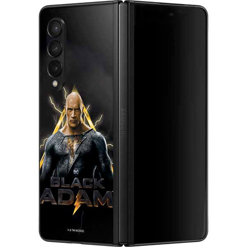 DC Comics Black Adam Movie Art Charcater Galaxy Z Fold3 5G Skin