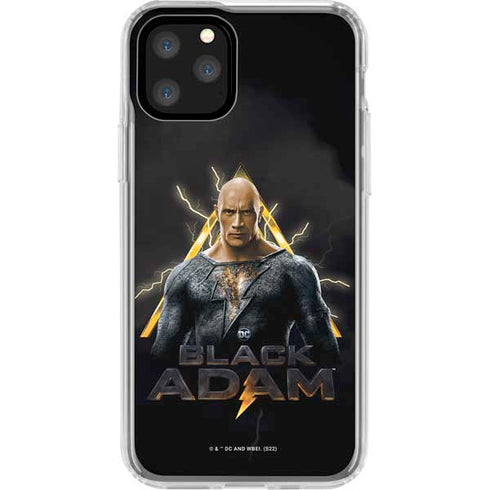 DC Comics Black Adam Movie Art Charcater iPhone 11 Pro Clear Case