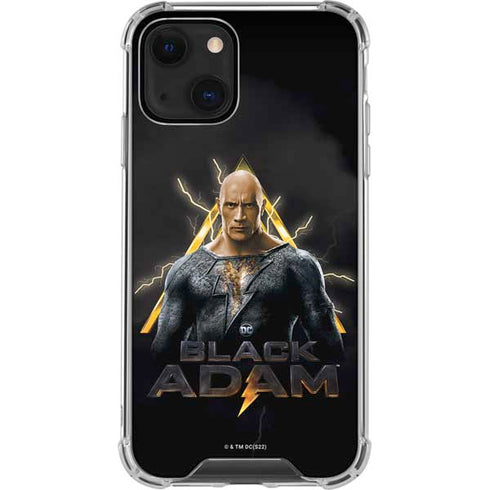 DC Comics Black Adam Movie Art Charcater iPhone 14 Clear Case