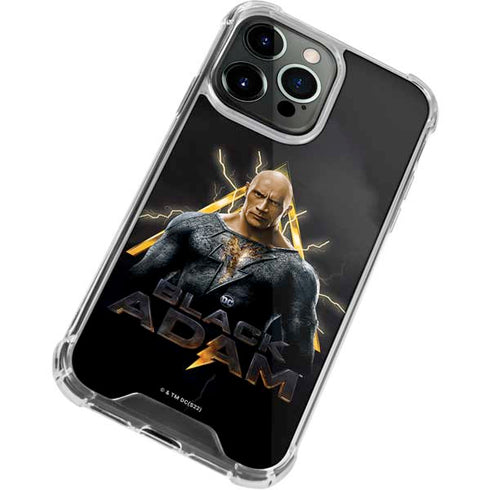 DC Comics Black Adam Movie Art Charcater iPhone 15 Pro Max Clear Case