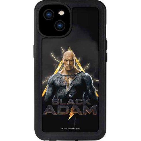 DC Comics Black Adam Movie Art Charcater iPhone 15 Plus Waterproof Case