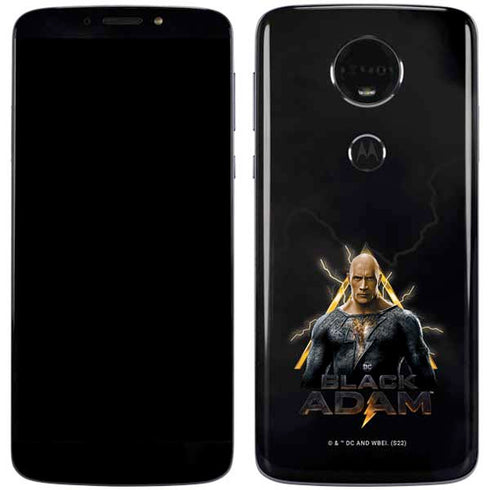 DC Comics Black Adam Movie Art Charcater Moto E5 Plus Skin